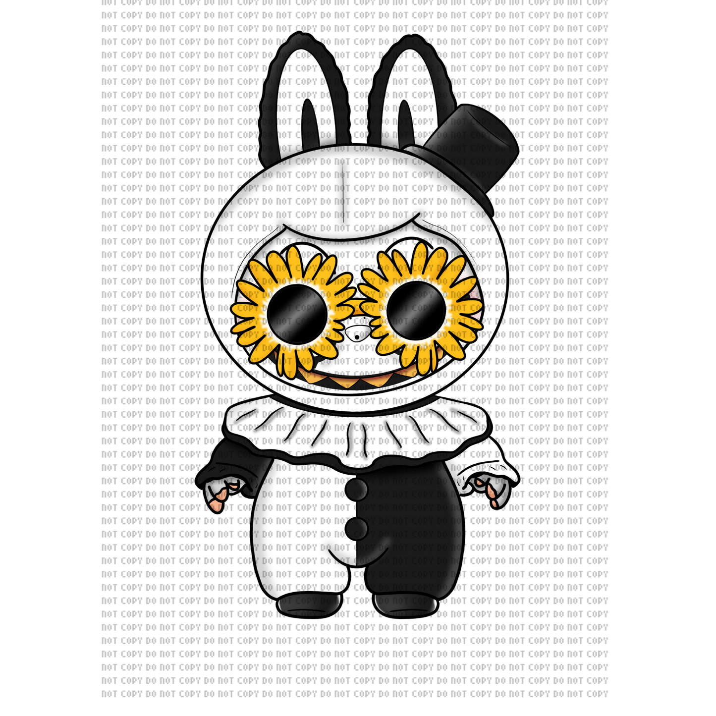 TERRIFIER SUNFLOWER DTF TRANSFER
