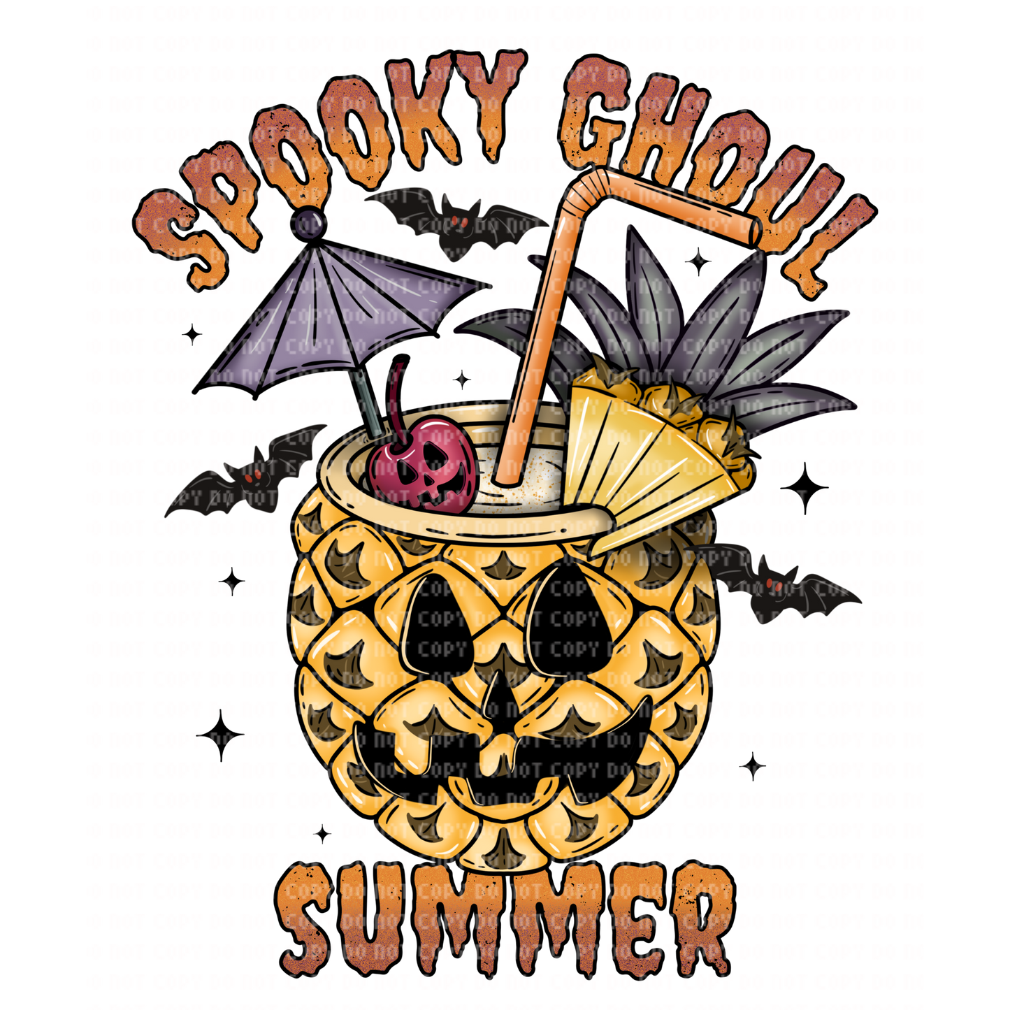 SPOOKY GHOUL SUMMER DTF TRANSFER