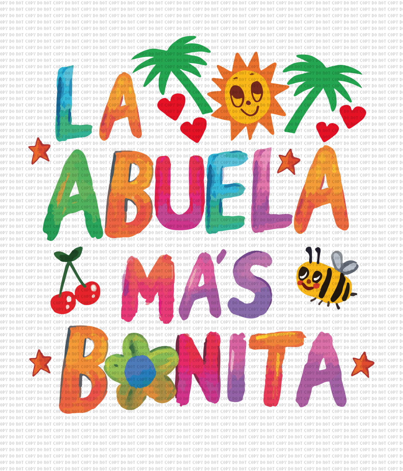 LA ABUELA MÁS BONITA DTF TRANSFER