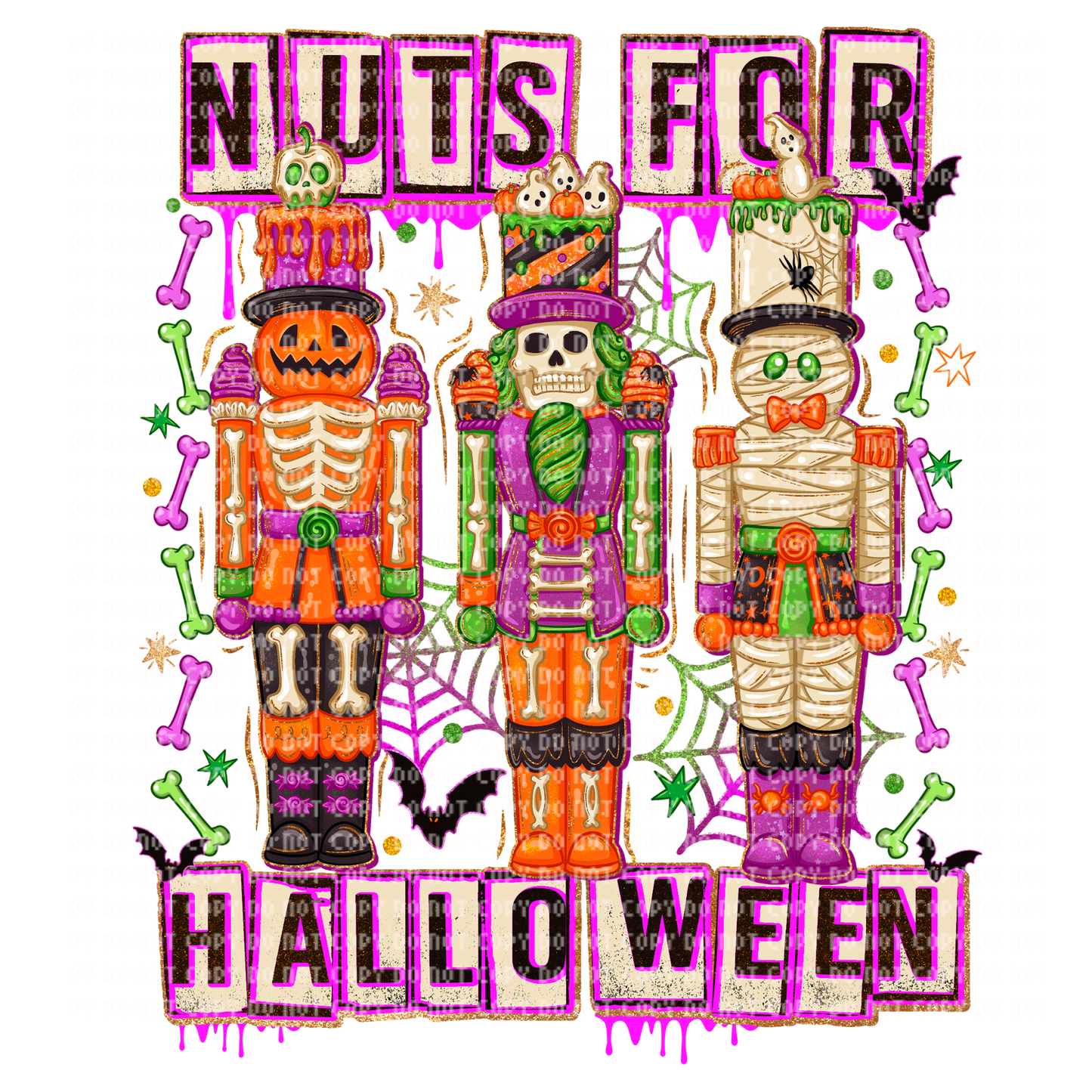 NUTS FOR HALLOWEEN DTF TRANSFER