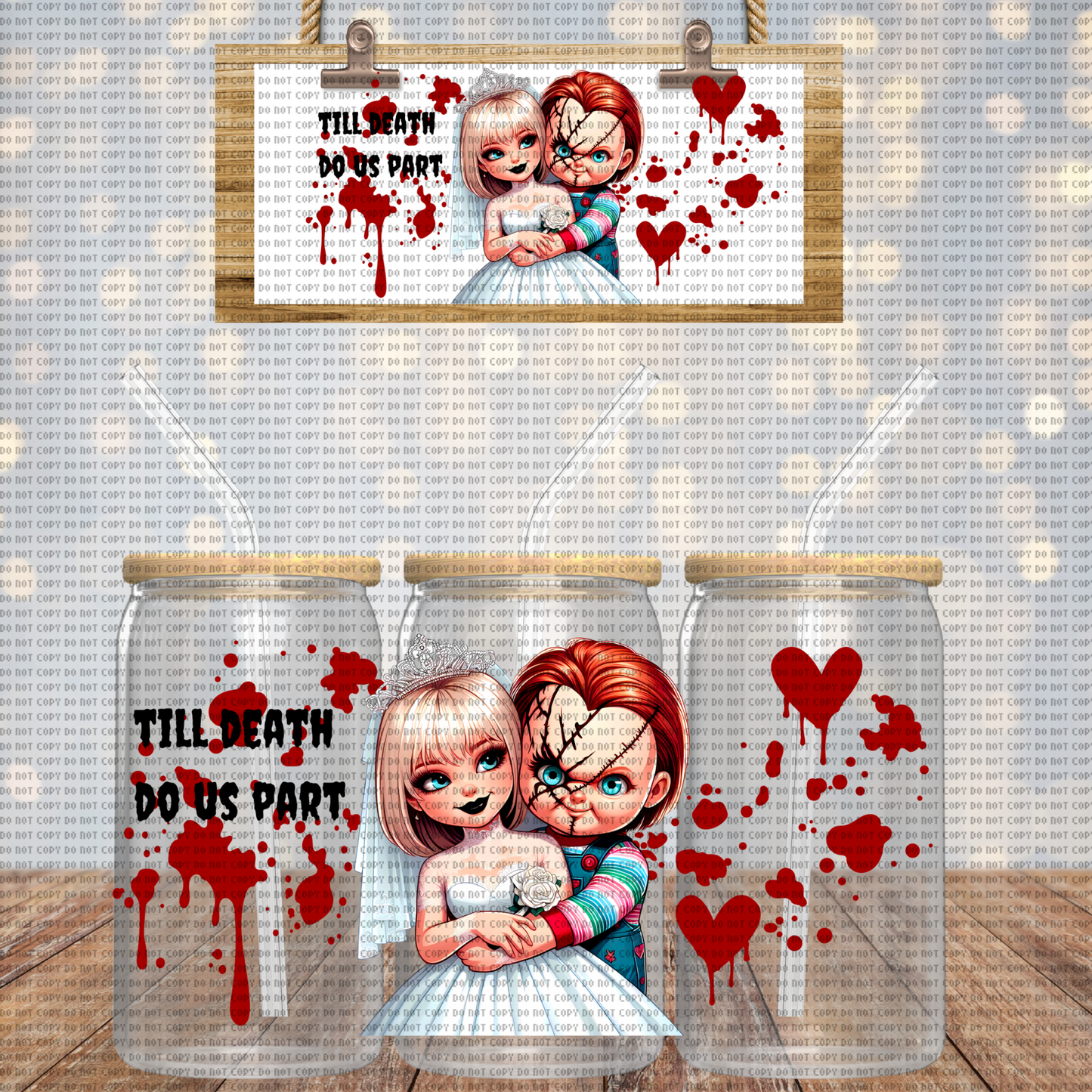 TILL DEATH DO US PART CUP WRAP