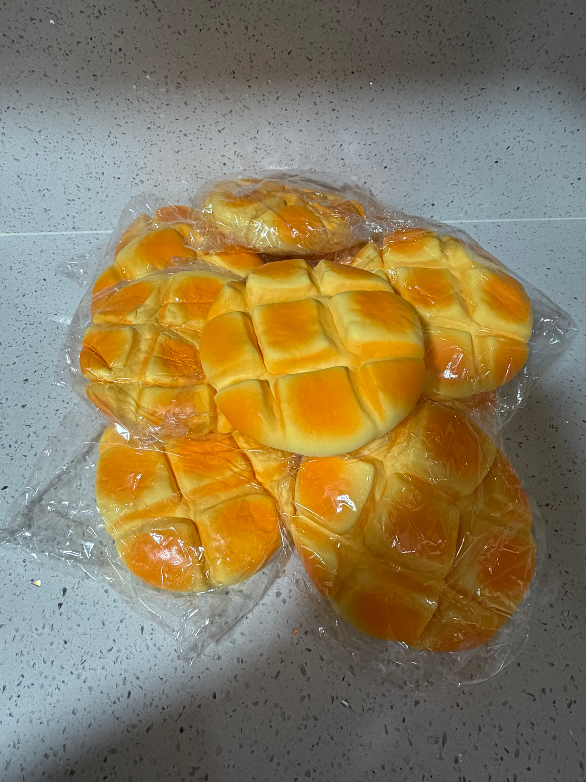 Scented Concha bread slow rise squishy