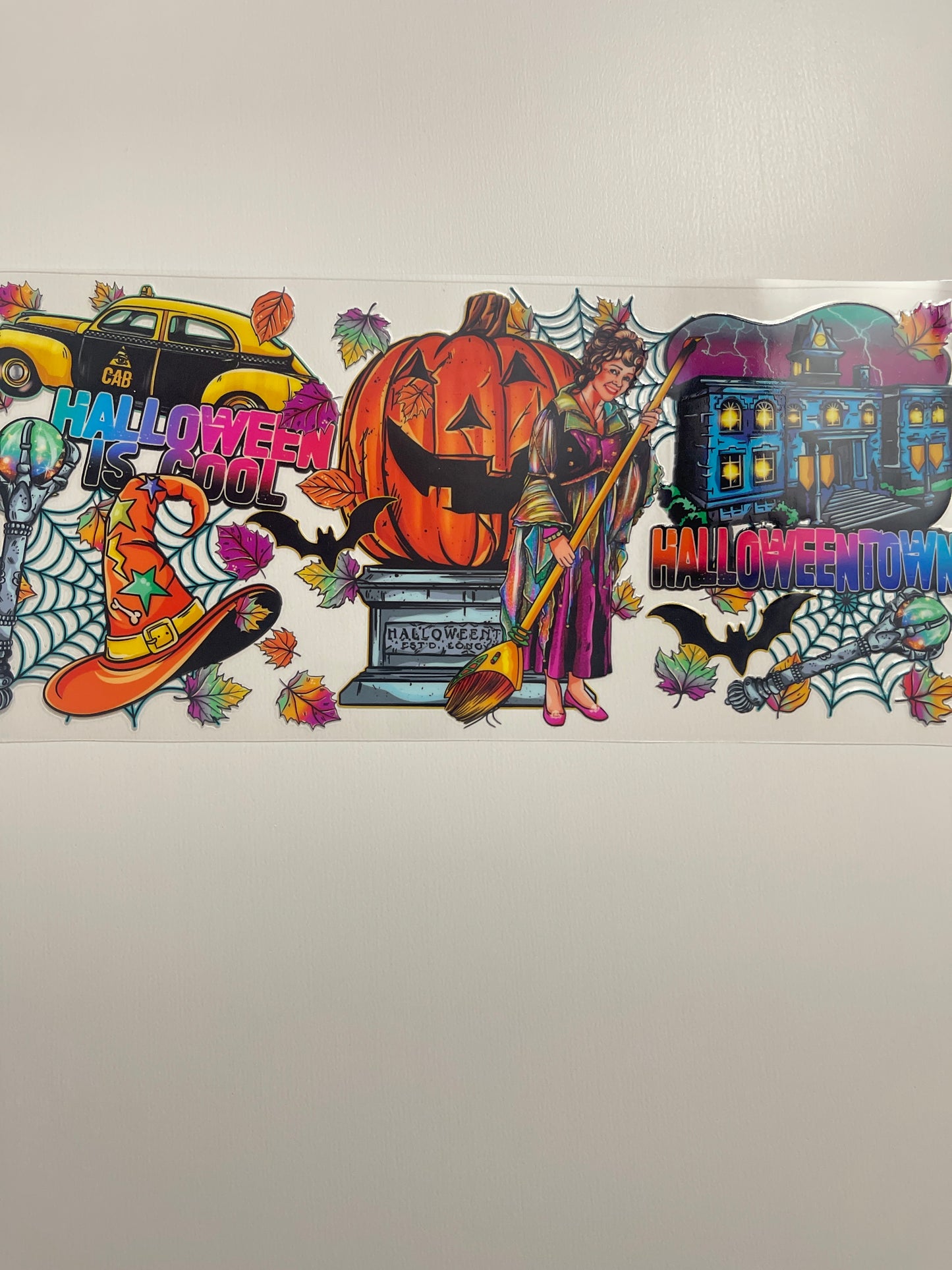 #90 Halloween town uvdtf cup wrap