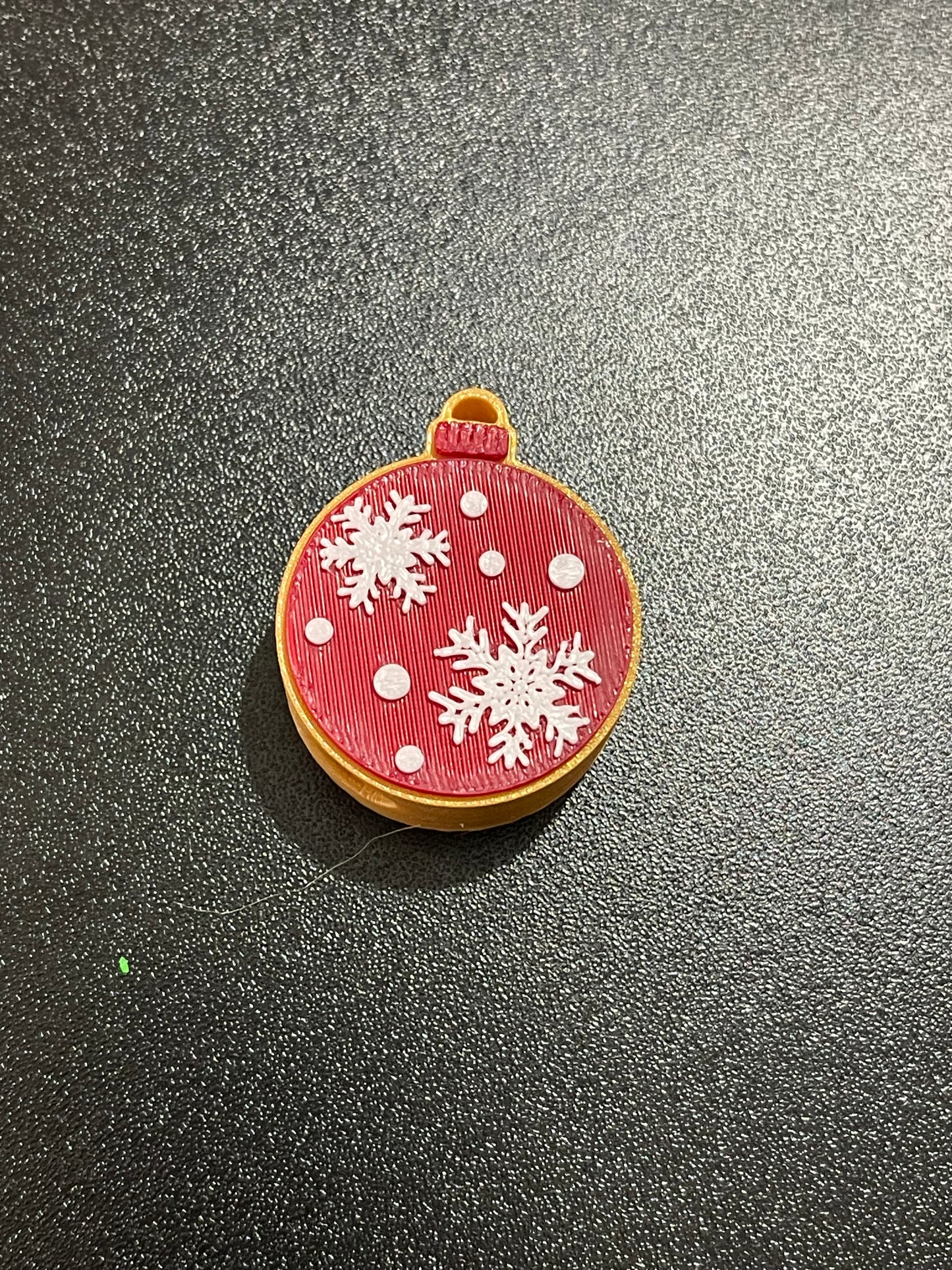 Gold ornament straw topper (standard size)