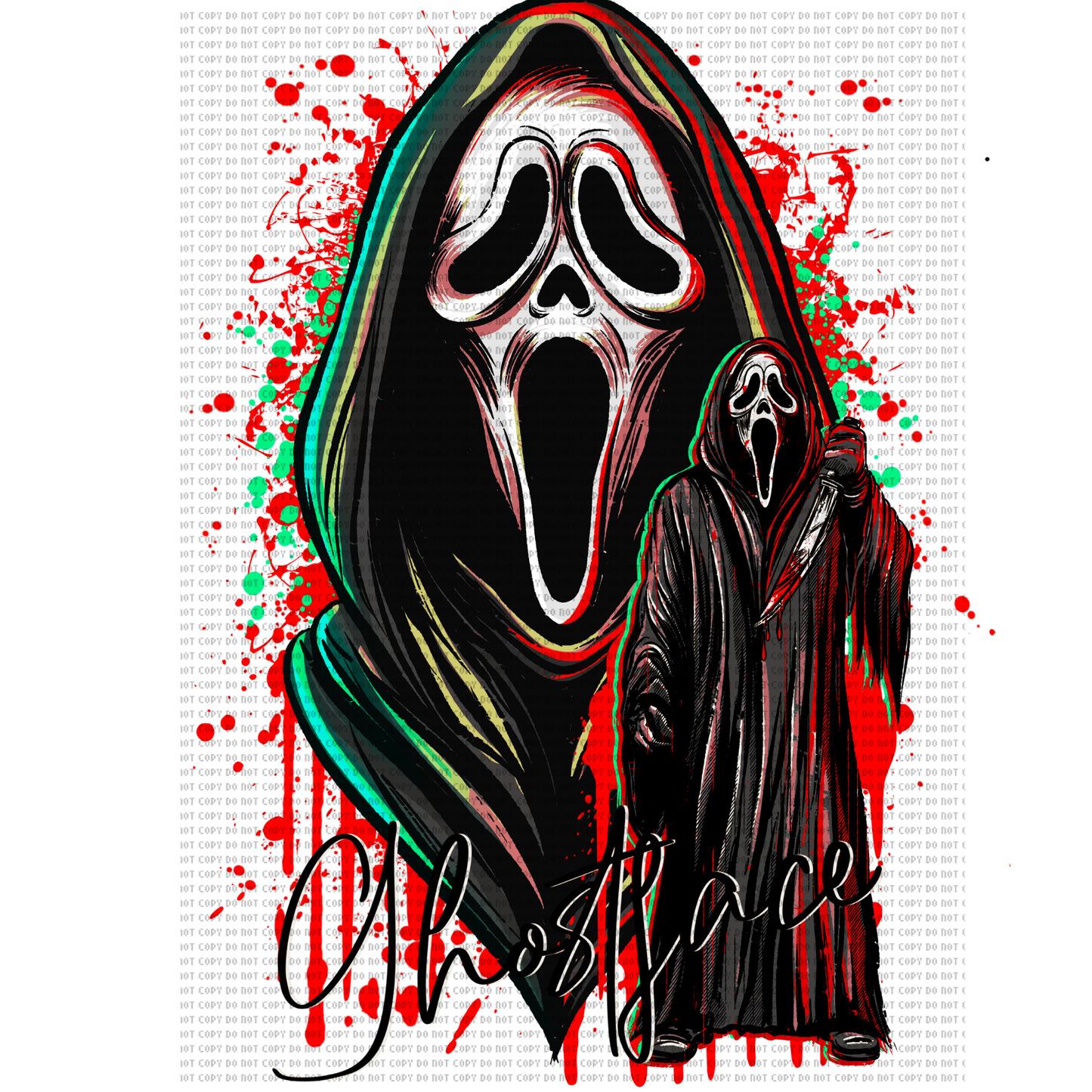 GHOSTFACE DTF TRANSFER