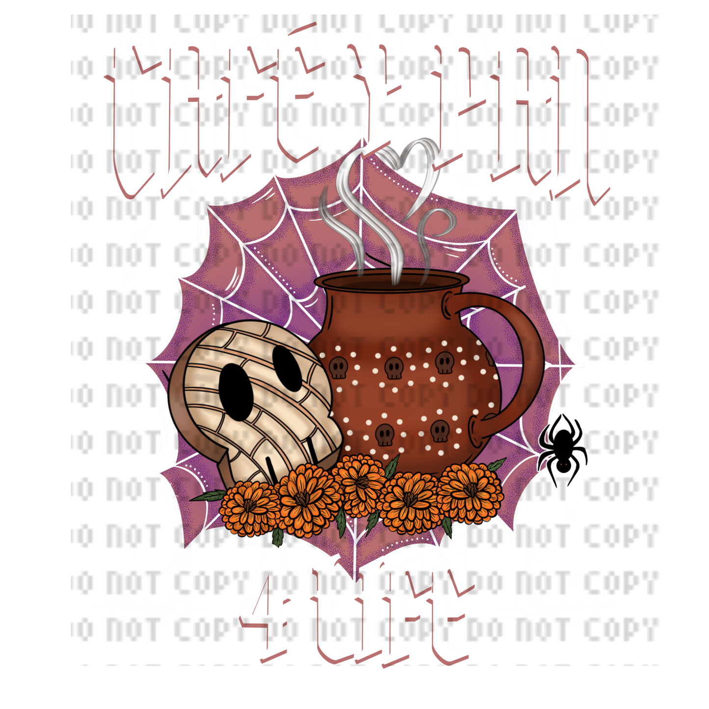 CAFE Y PAN 4 LIFE DTF TRANSFER