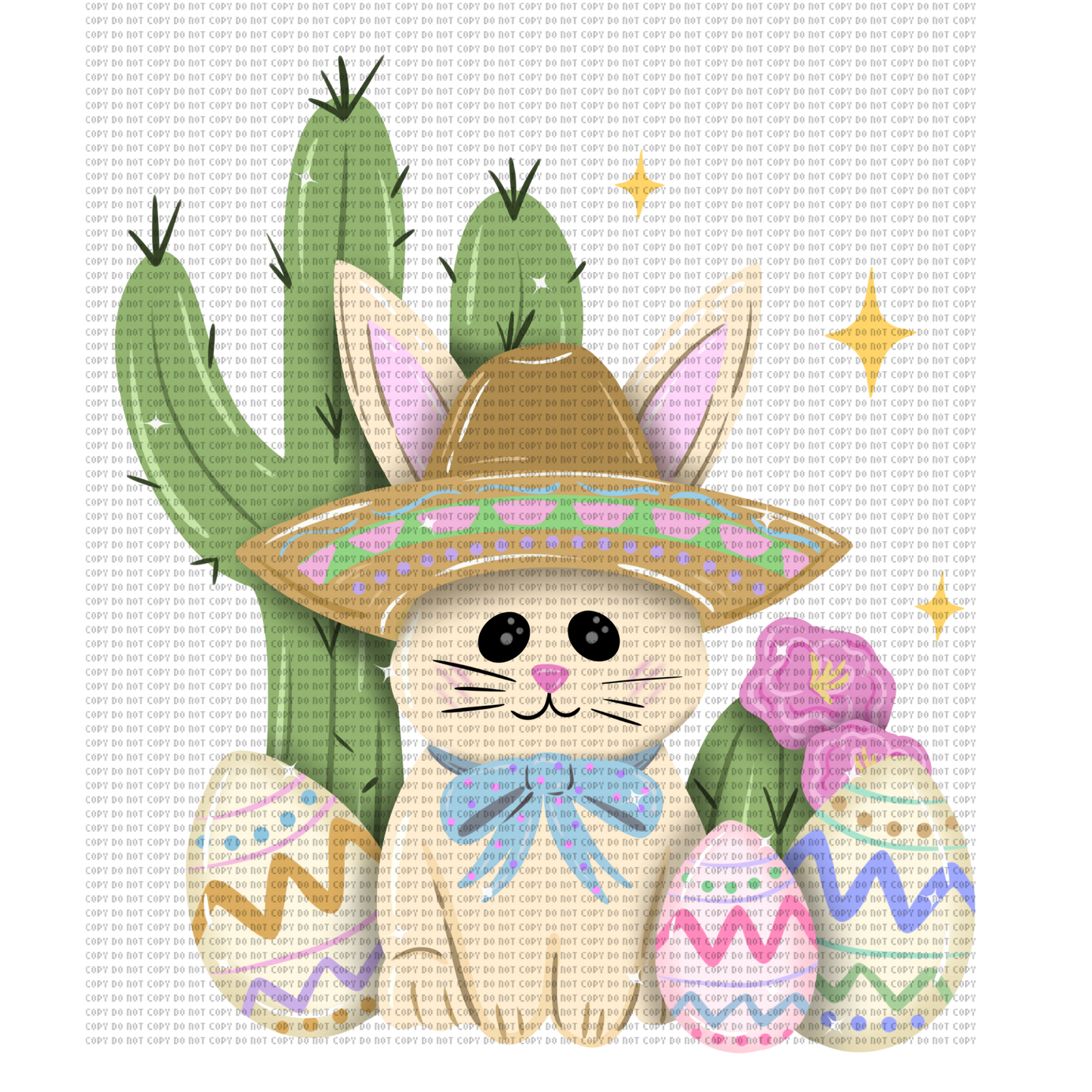 SOMBRERO BUNNY DTF TRANSFER