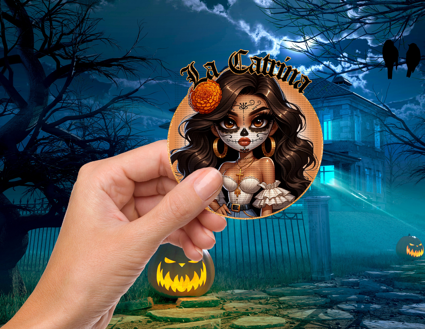 LA CATRINA UVDTF DECAL 4"