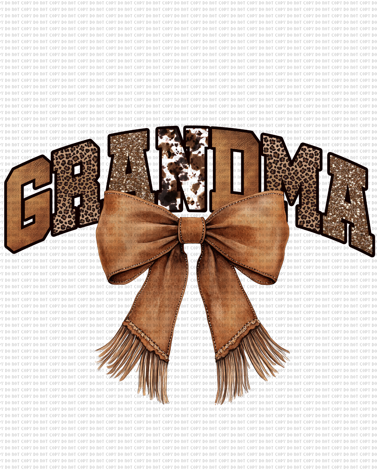COWGIRL GRANDMA DTF TRANSFER