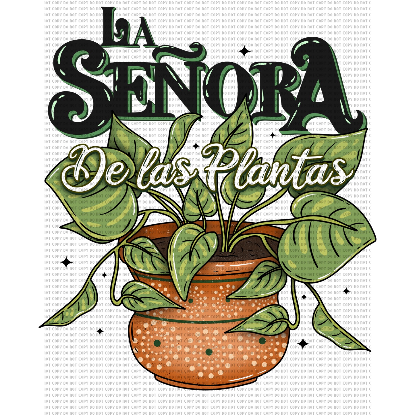 LA SEÑORA DE LAS PLANTAS DTF TRANSFER