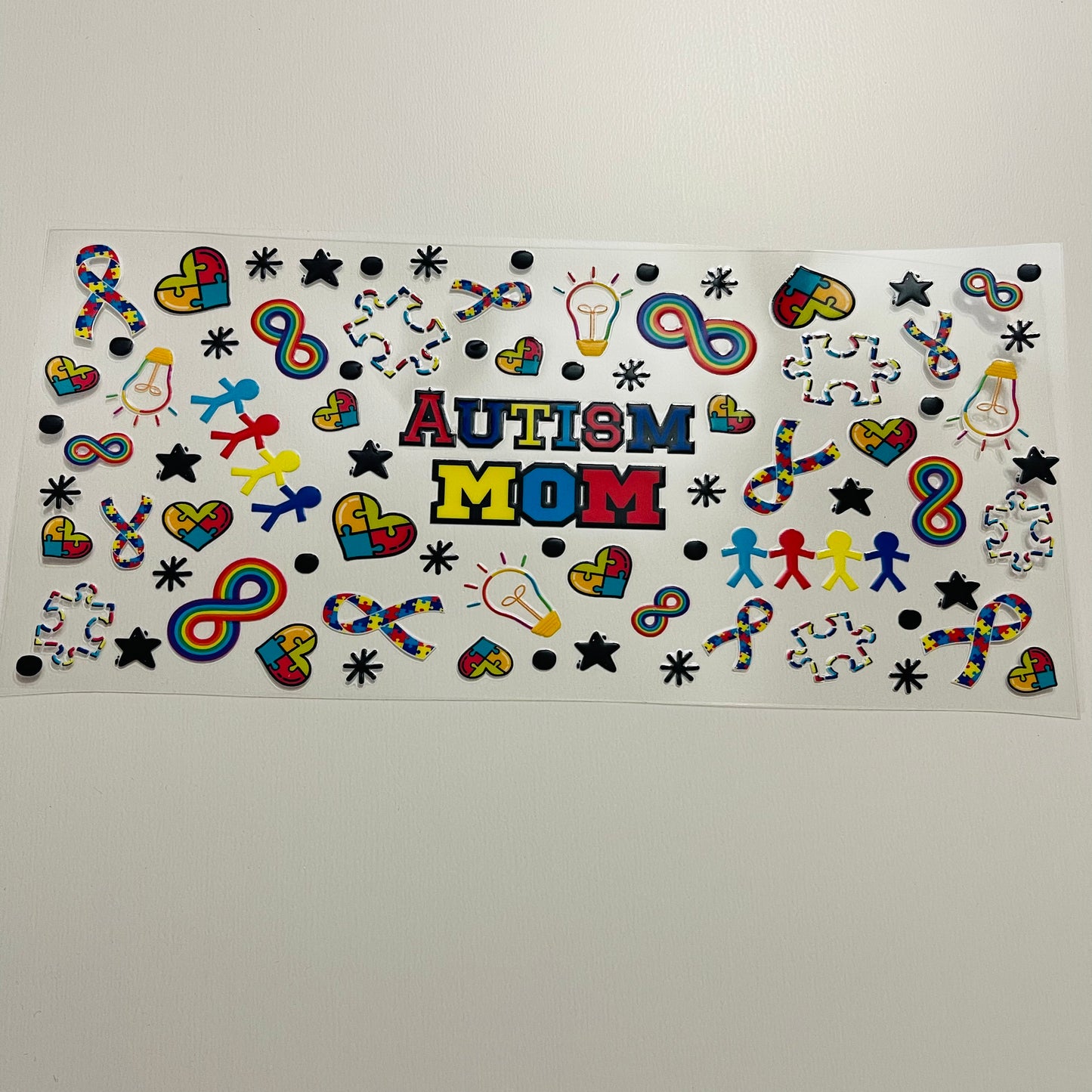 #19 autisom mom uvdtf cup wrap