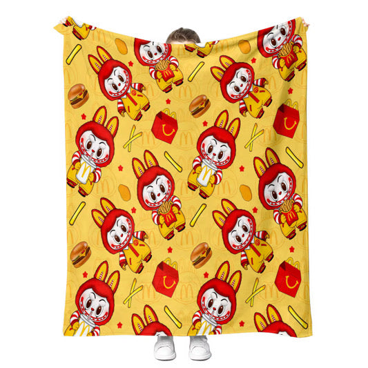 RONALD MCDONALD LABUBU BLANKET 50x60 BLANKET