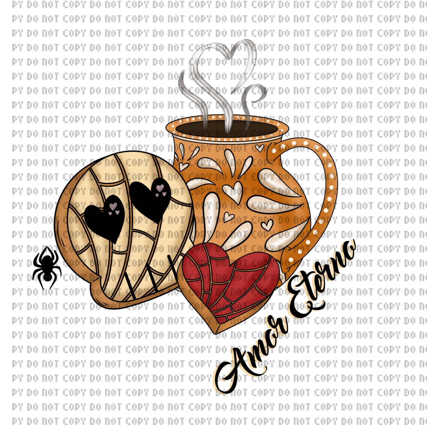 AMOR ETERNO VALENTINE DTF TRANSFER