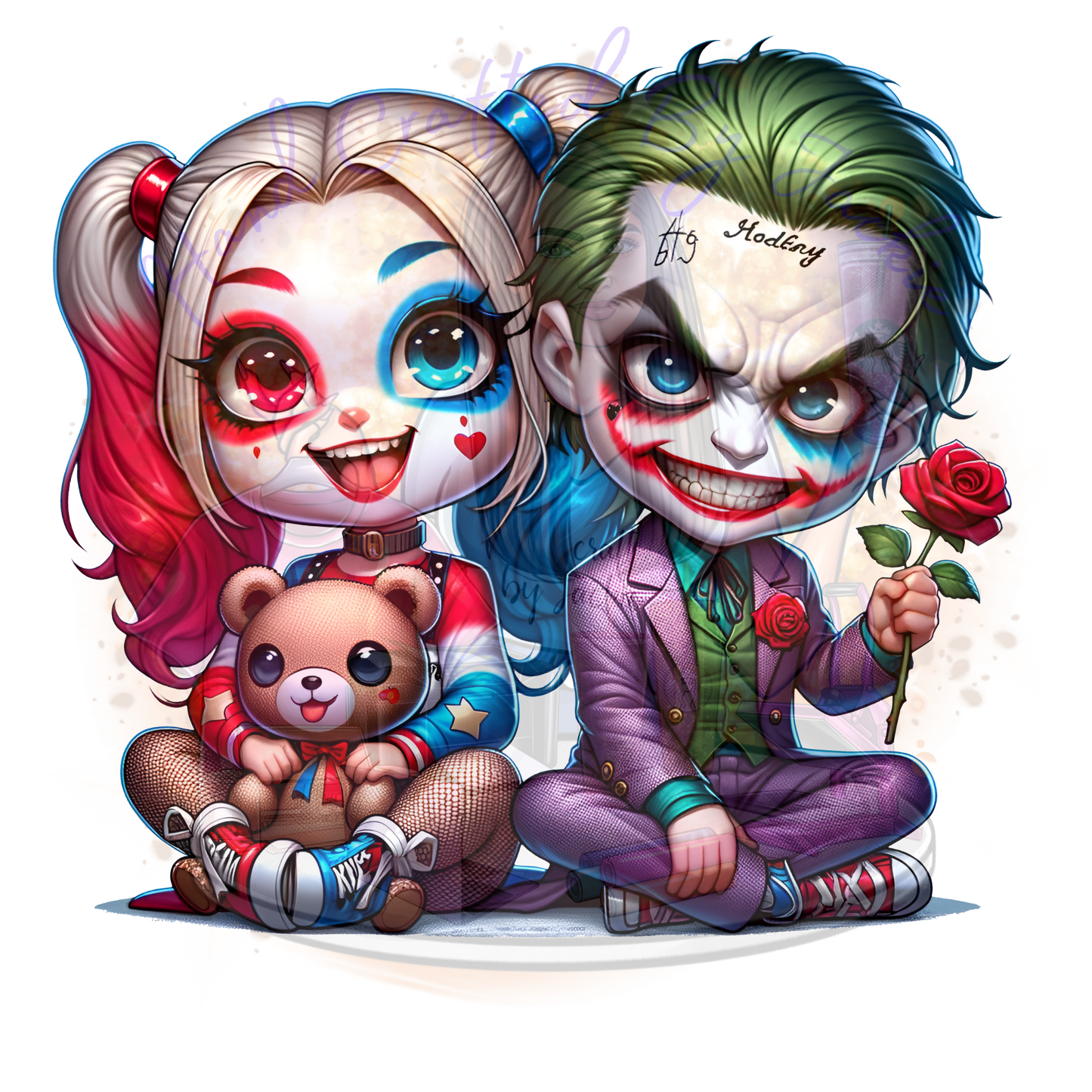 JOKER $ HARLEY QUINN DTF TRANSFER