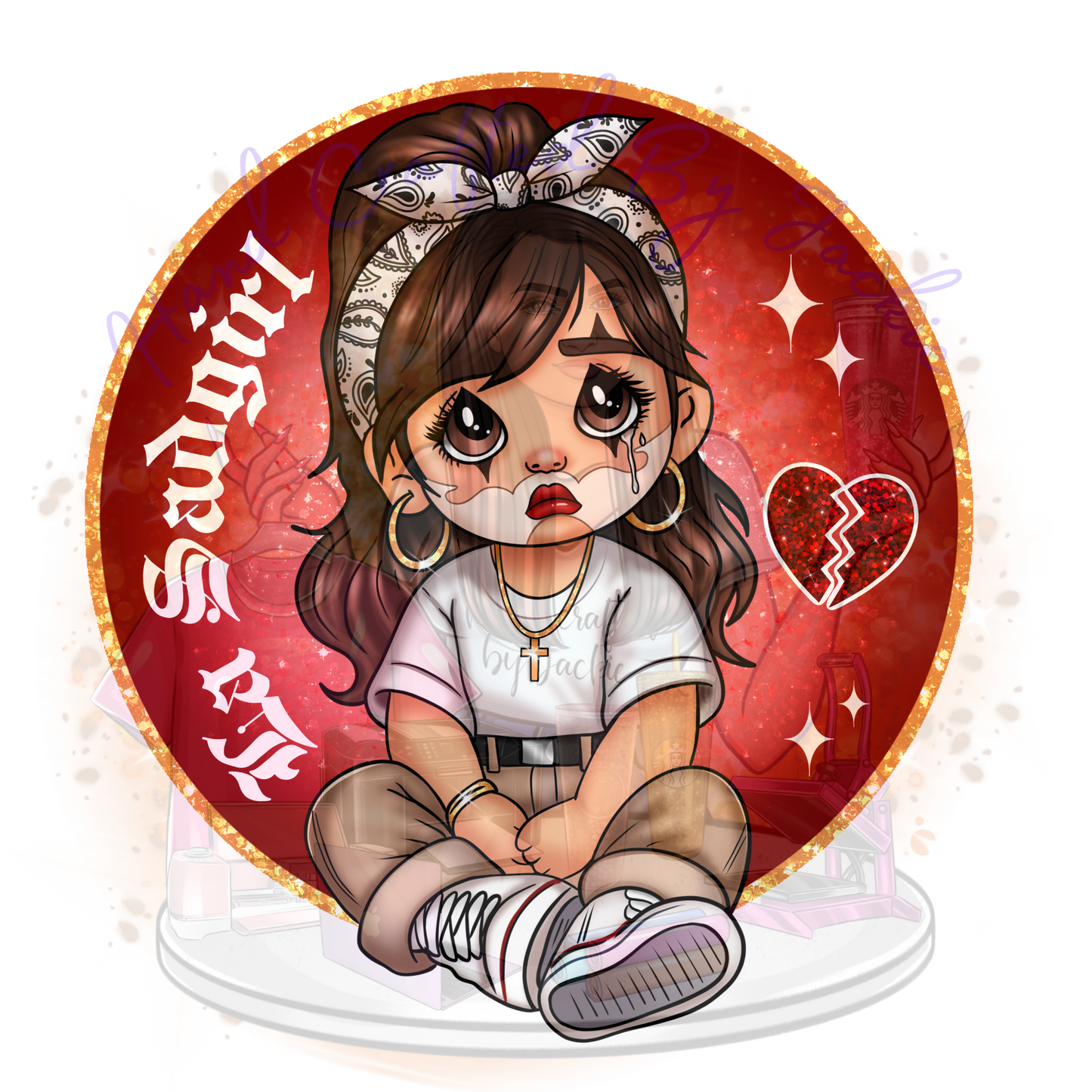LA SAD GIRL DTF TRANSFER