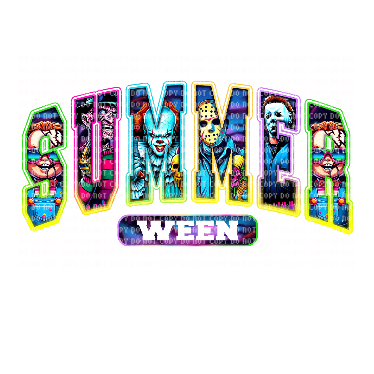 HORROR SUMMER WEEN DTF TRANSFER