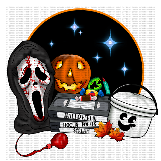 NOSTALGIC GHOSTFACE MOVIE NIGHT DTF TRANSFER