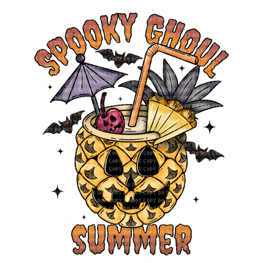 SPOOKY GHOUL SUMMER DTF TRANSFER