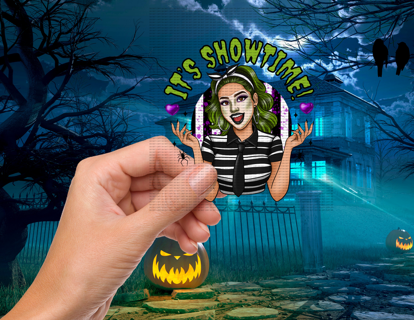 It’s showtime girl 4” decal