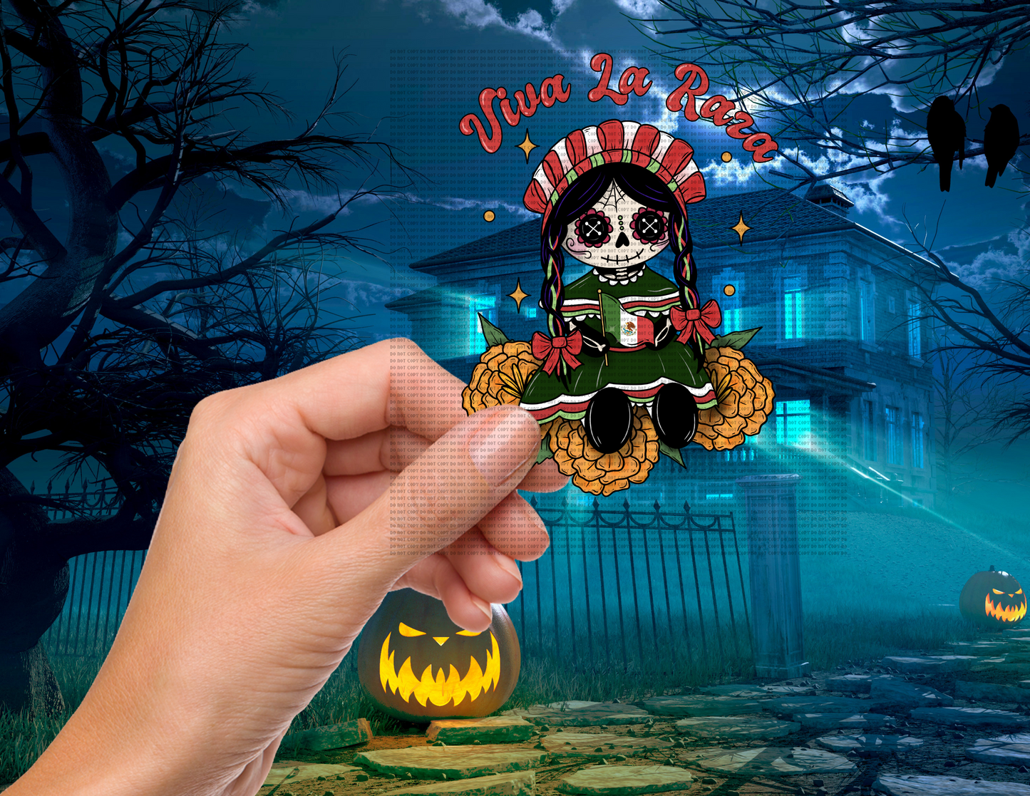 Viva La raza 4” decal