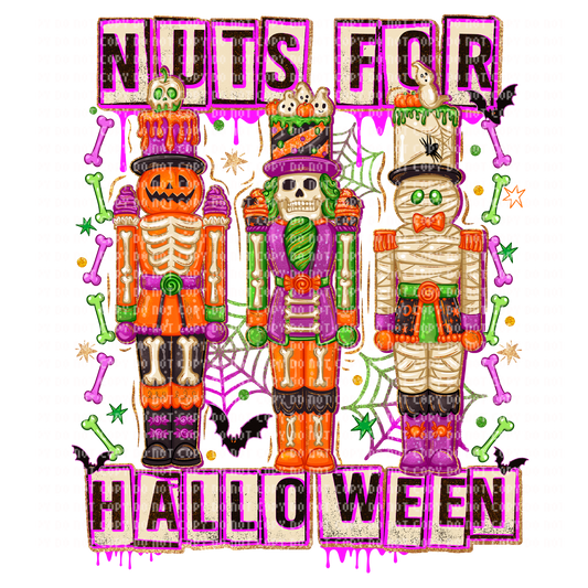 NUTS FOR HALLOWEEN DTF TRANSFER