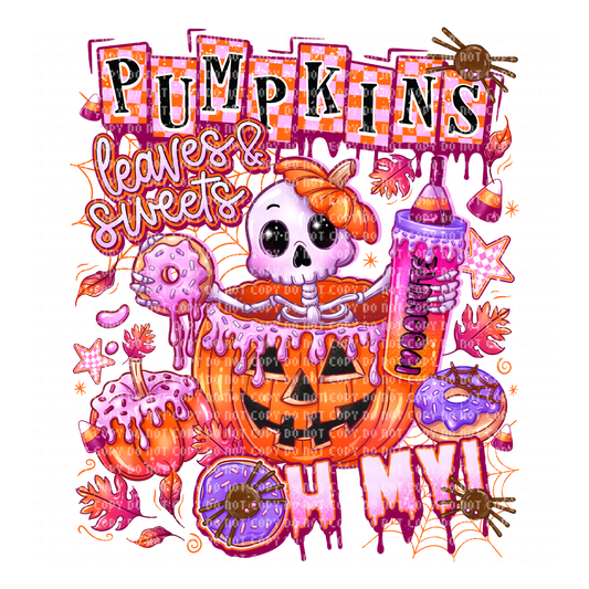 PUMPKIN LEAVES & SWEETS DTF TRANSFER