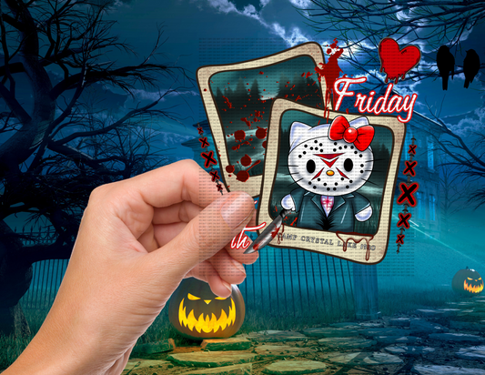 Hk Friday the 13th 4” decal