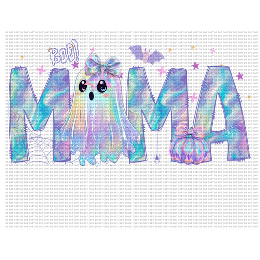 Iridescent mama DTF transfer