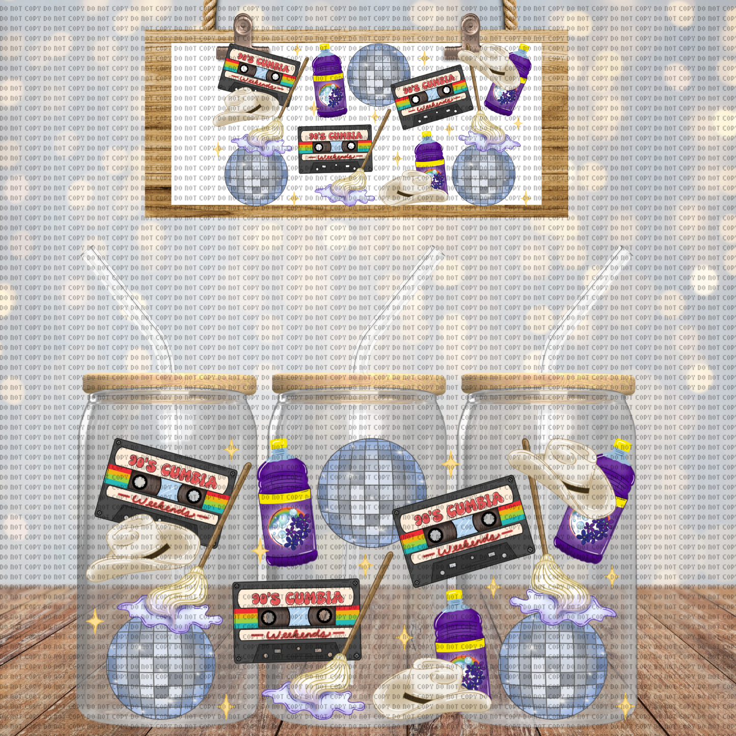 90s CUMBIAS CUP WRAP