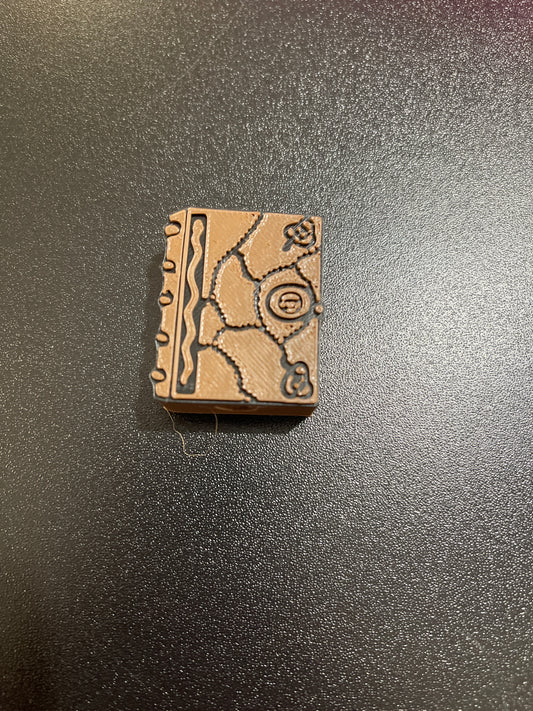 Spell book straw topper standard size