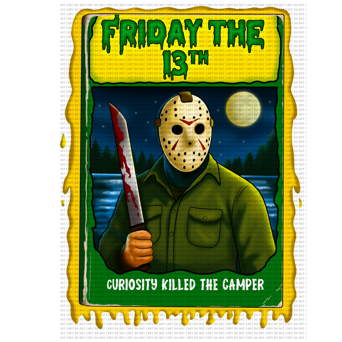 JASON FRIDAY THE 13th DTF TRANSFER