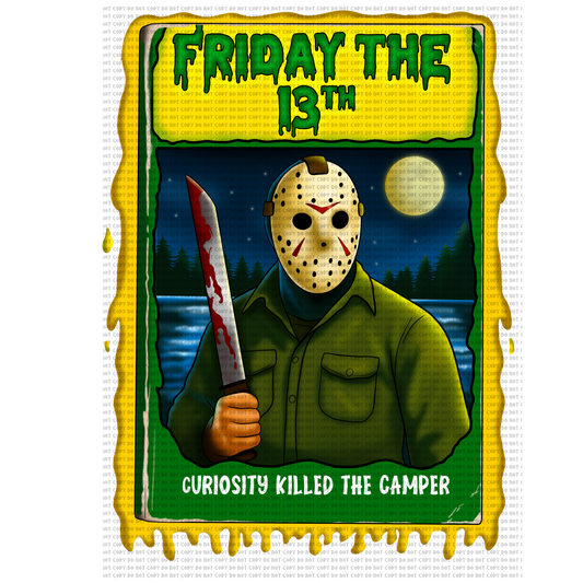 JASON FRIDAY THE 13th DTF TRANSFER