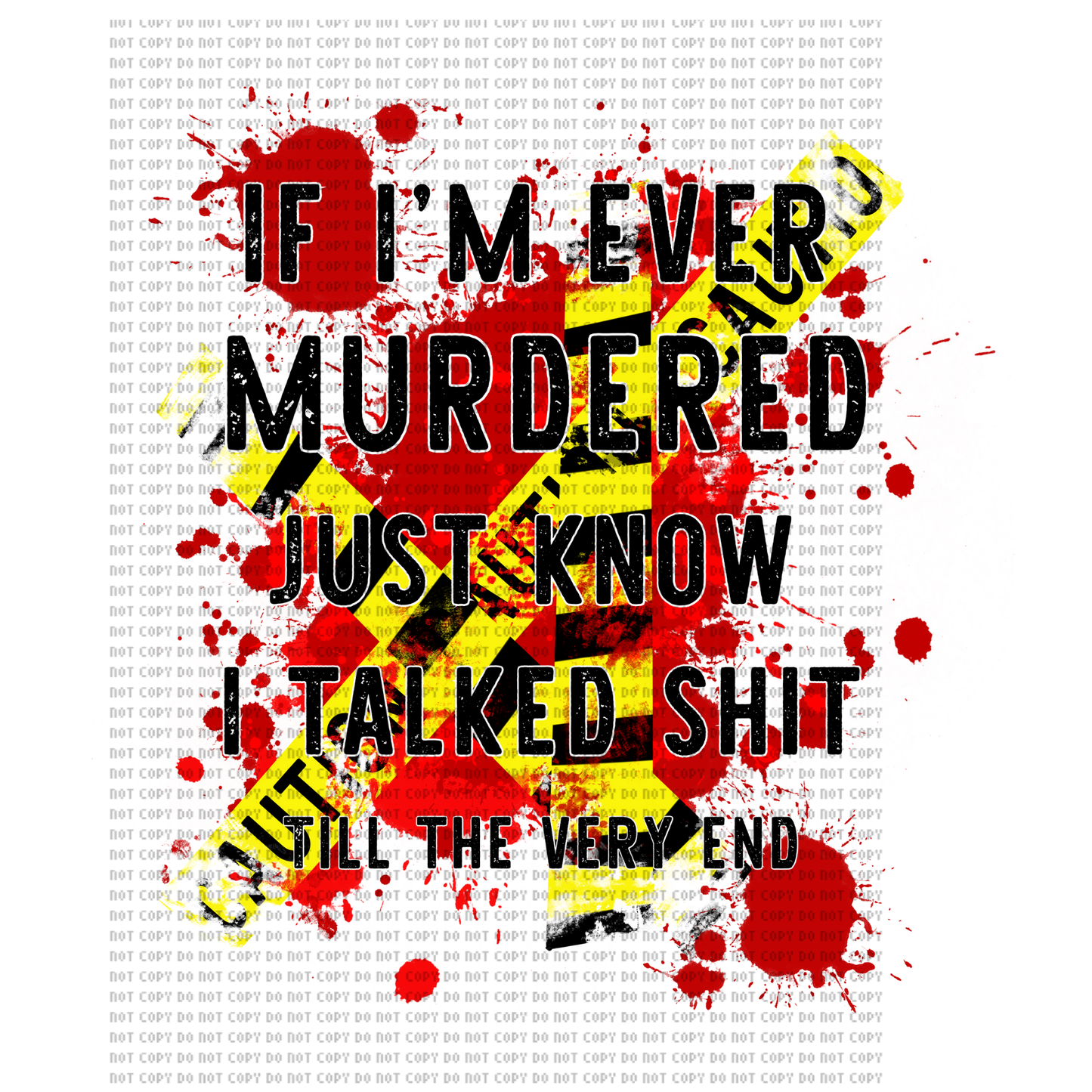 True crime DTF transfer