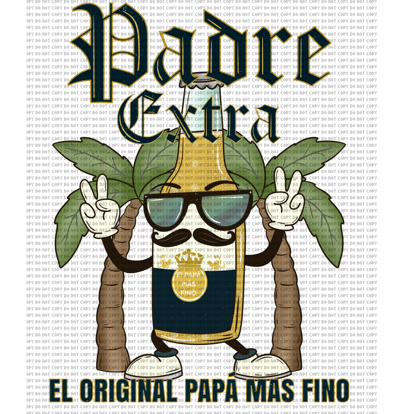 Padre chingón DTF transfer