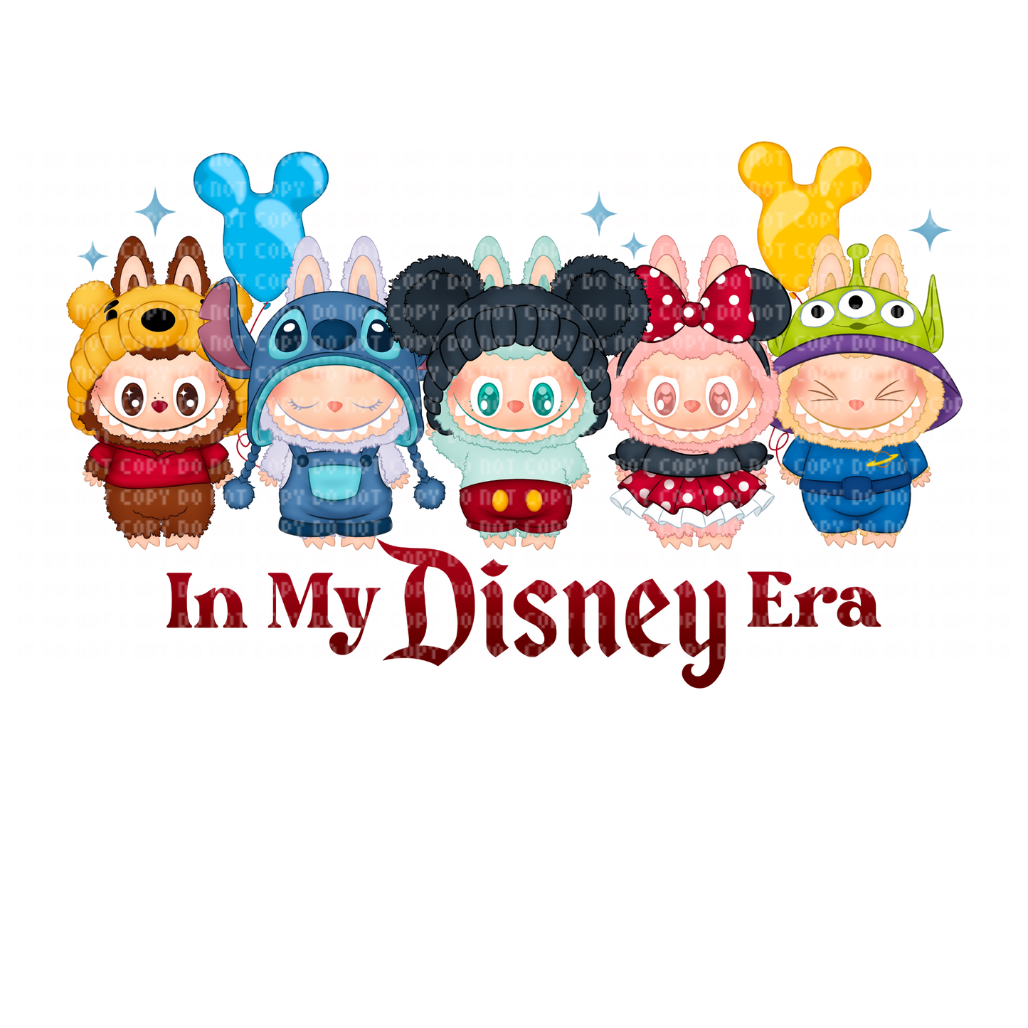 LABUBU DISNEY ERA DTF TRANSFER