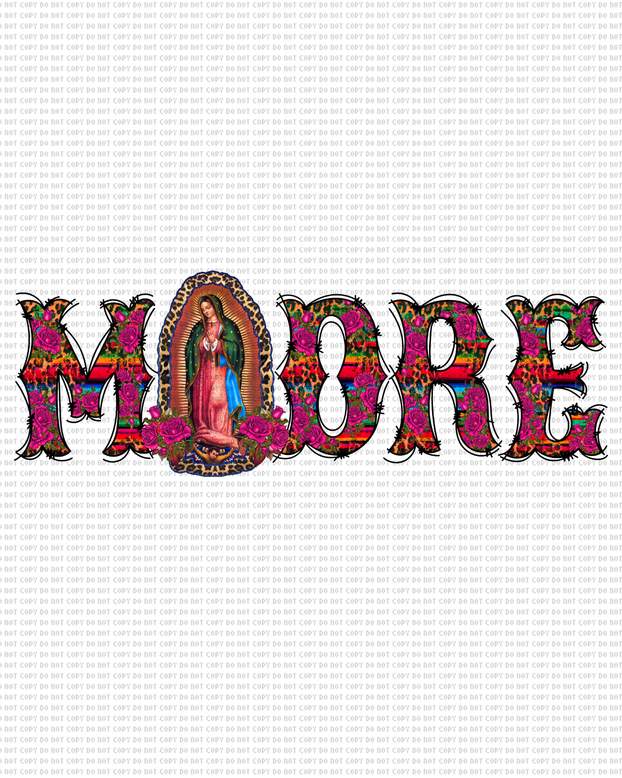 MADRE VIRGEN #3 DTF TRANSFER
