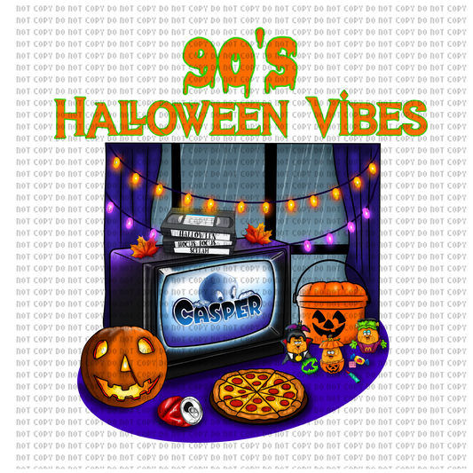 90s HALLOWEEN VIBES DTF TRANSFER