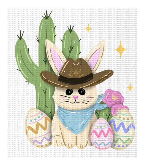 VAQUERO BUNNY DTF TRANSFER