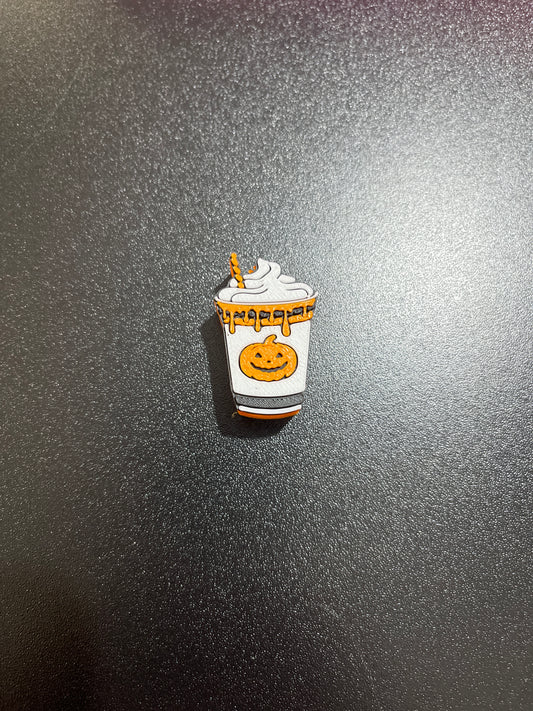 Pumpkin latte straw topper standard size