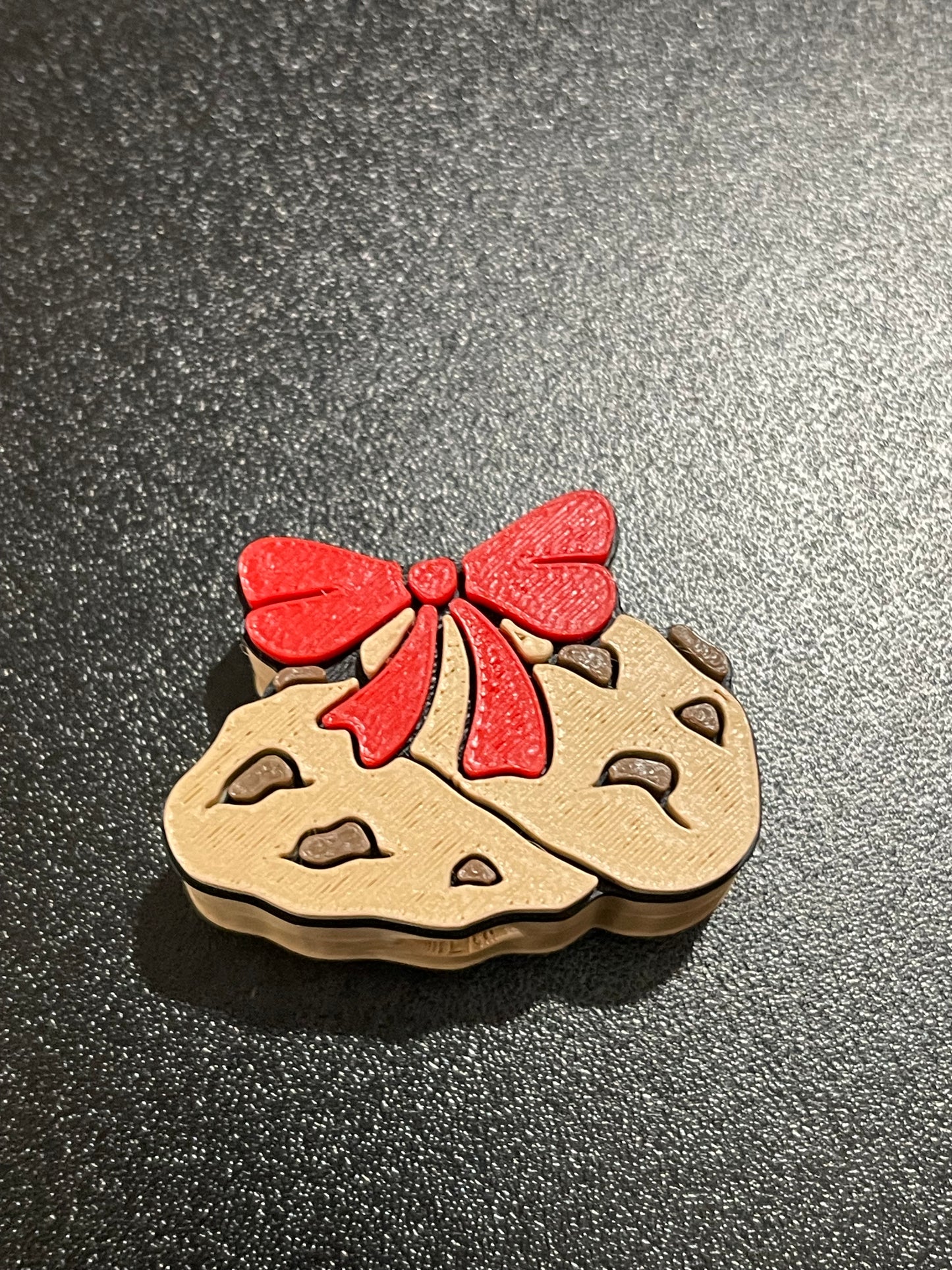 Santa cookies straw topper ( standard size