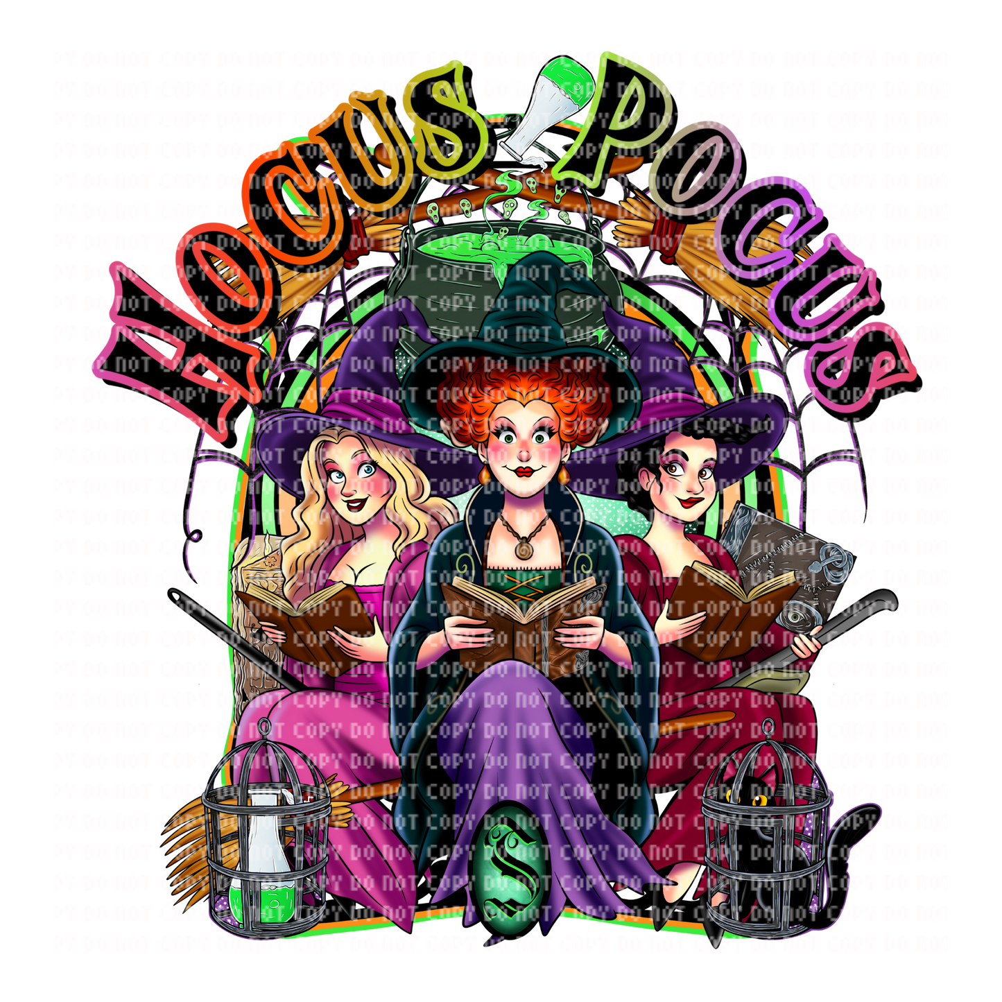 HOCUS POCUS DTF TRANSFER