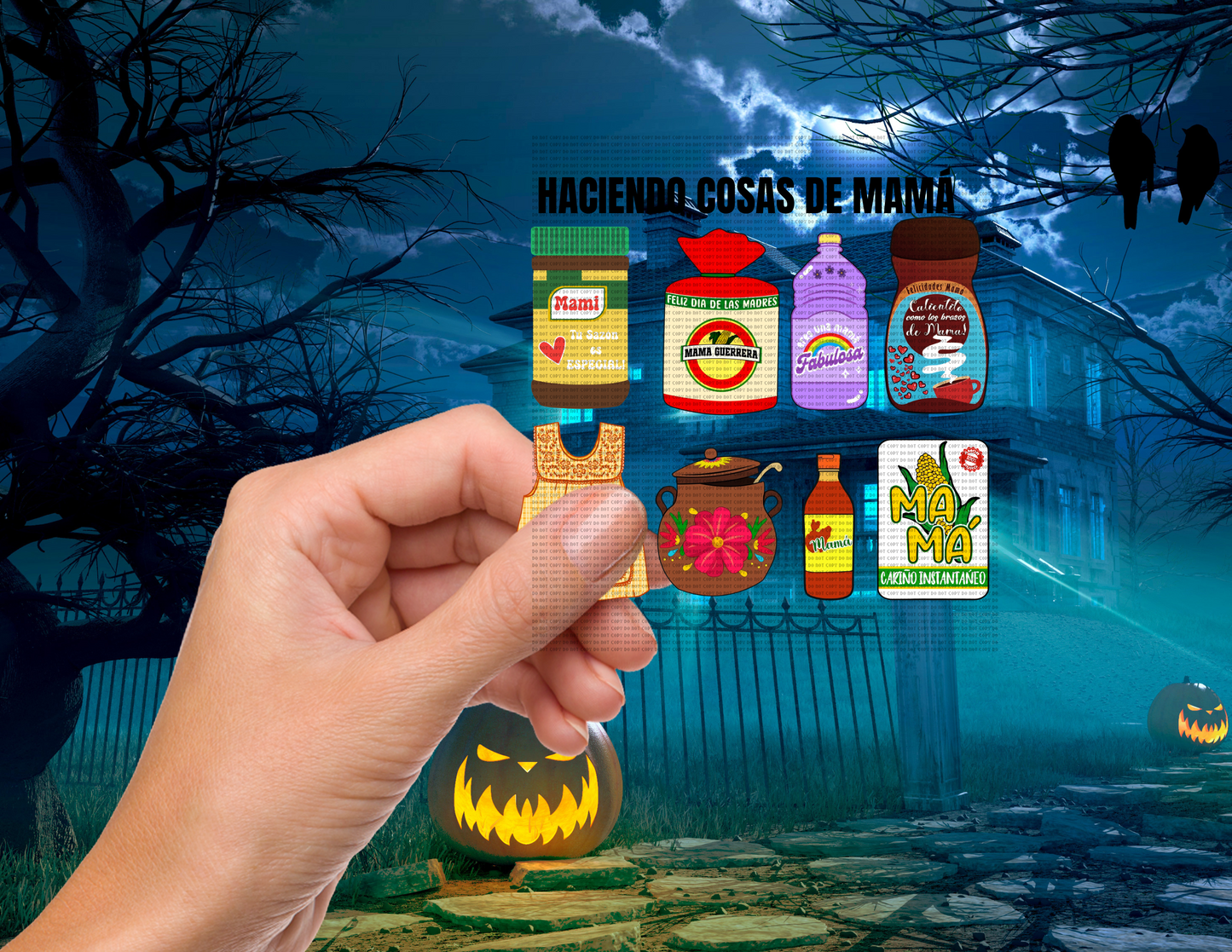 Haciendo cosas de mamá 4” decal