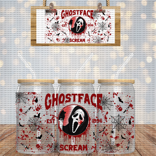 GHOSTFACE SCREAM CUP WRAP