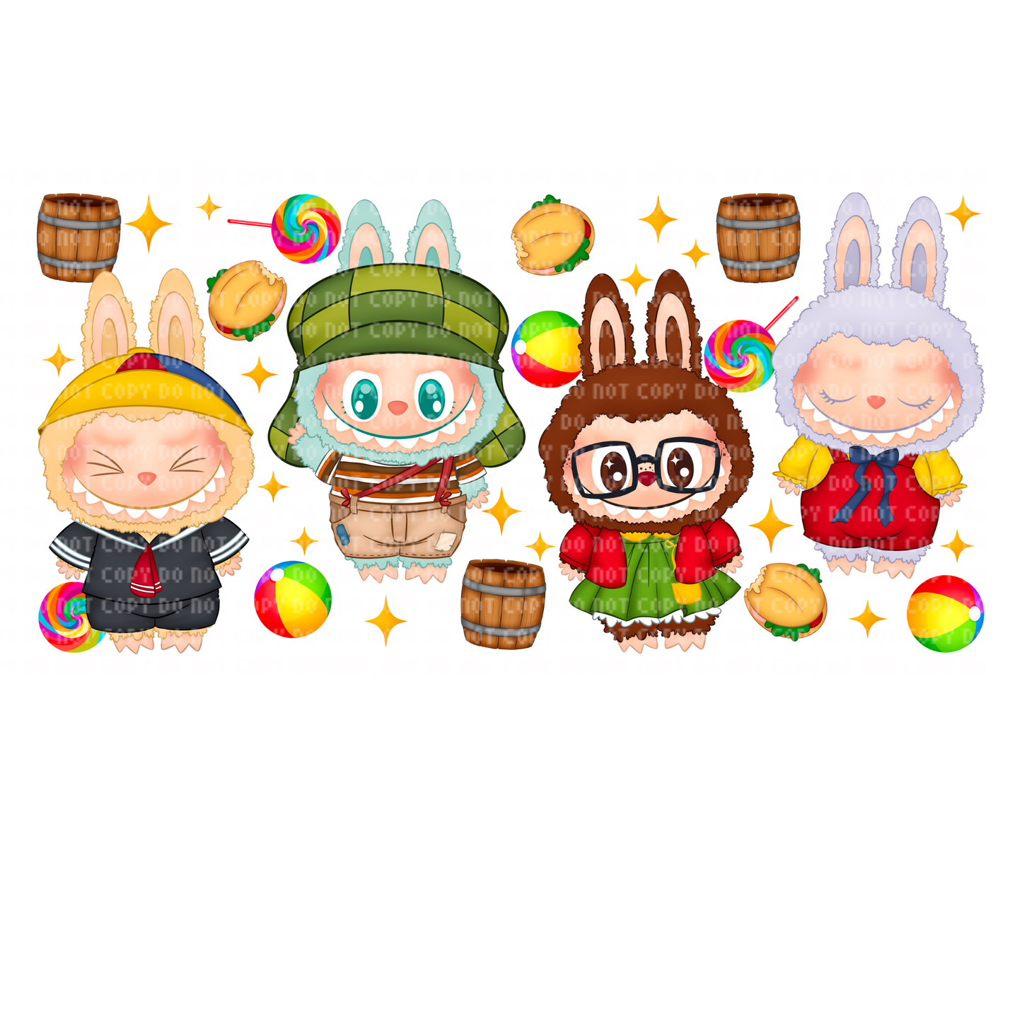 EL CHAVO LABUBU DTF TRANSFER