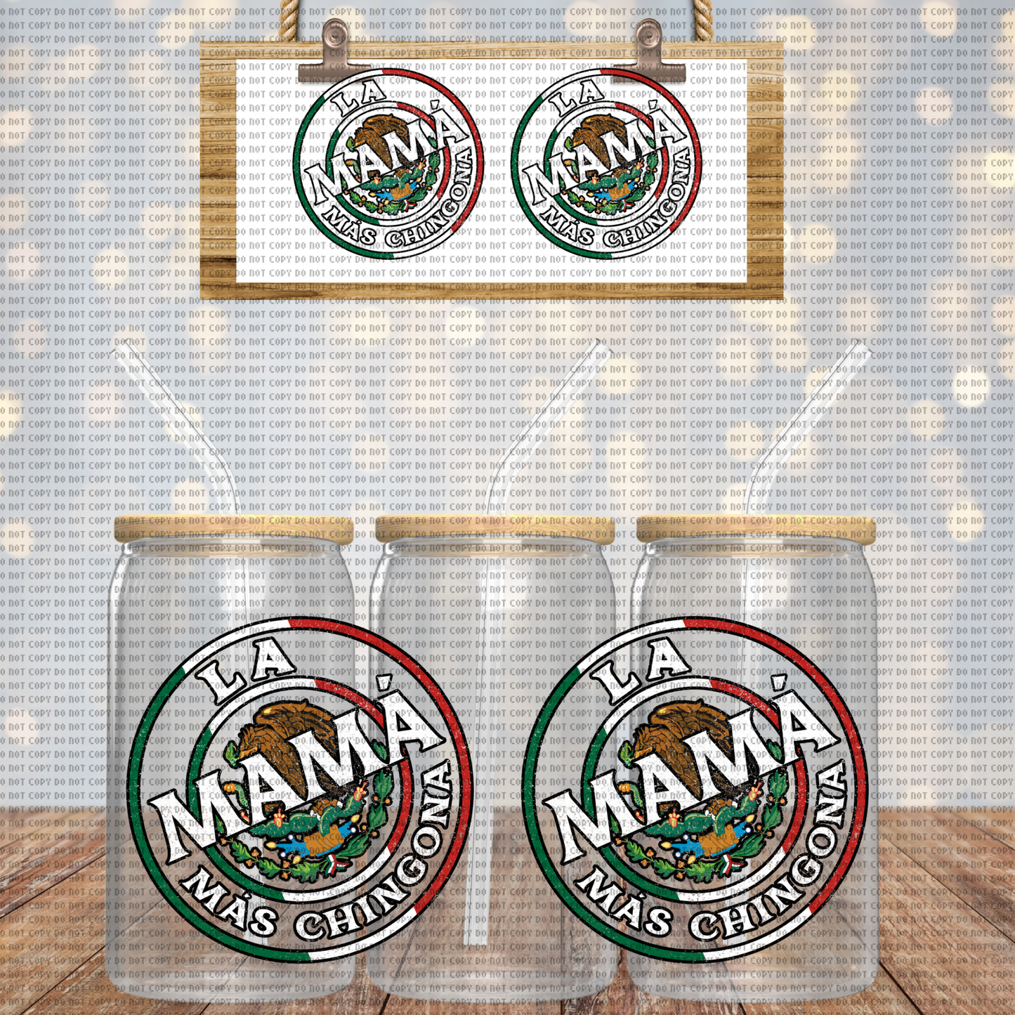 LA MAMÁ MÁS CHINGONA CUP WRAP