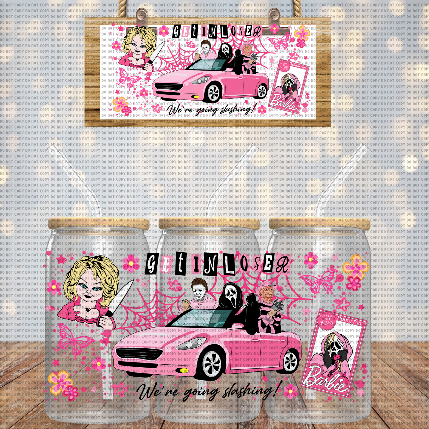 PINK HORROR GET IN LOSER CUP WRAP