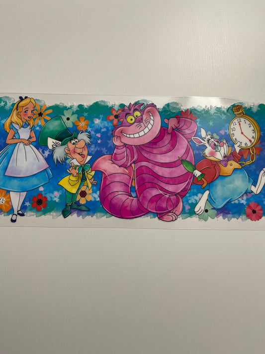 #108 Alice in wonderland uvdtf cup wrap