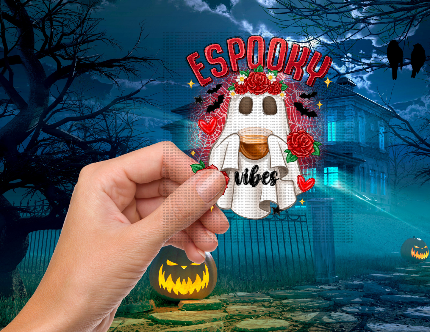 Espooky vibes 4” decal