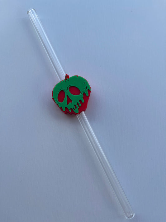 POISON APPLE STRAW TOPPER STANDARD SIZE (8mm)