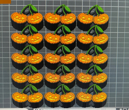 CHERRY PUMPKINS STRAW TOPPERS STANDARD SIZE (8mm) 15 TOPPERS